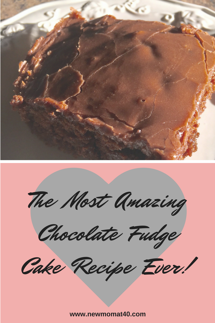 Chocolate Fudge Cake - New Mom at 40
