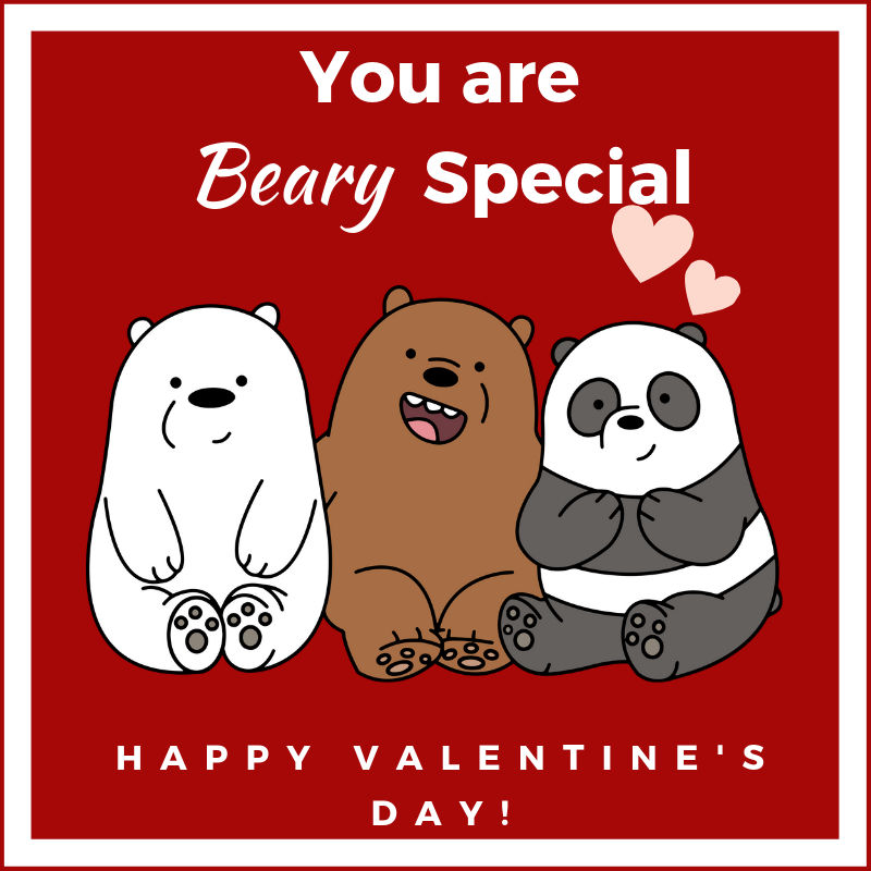 Image result for we bare bears valentines